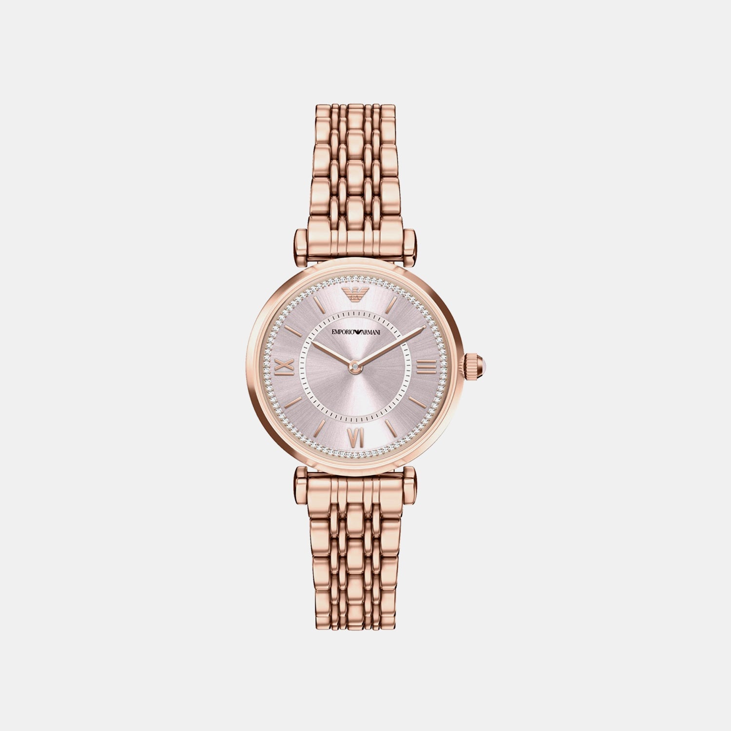 Women Quartz Grey Dial Analog Stainless Steel Watch AR11767