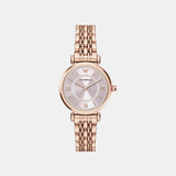 Women Quartz Grey Dial Analog Stainless Steel Watch AR11767