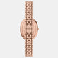 Women Quartz Pink Dial Analog Stainless Steel Watch AR11775