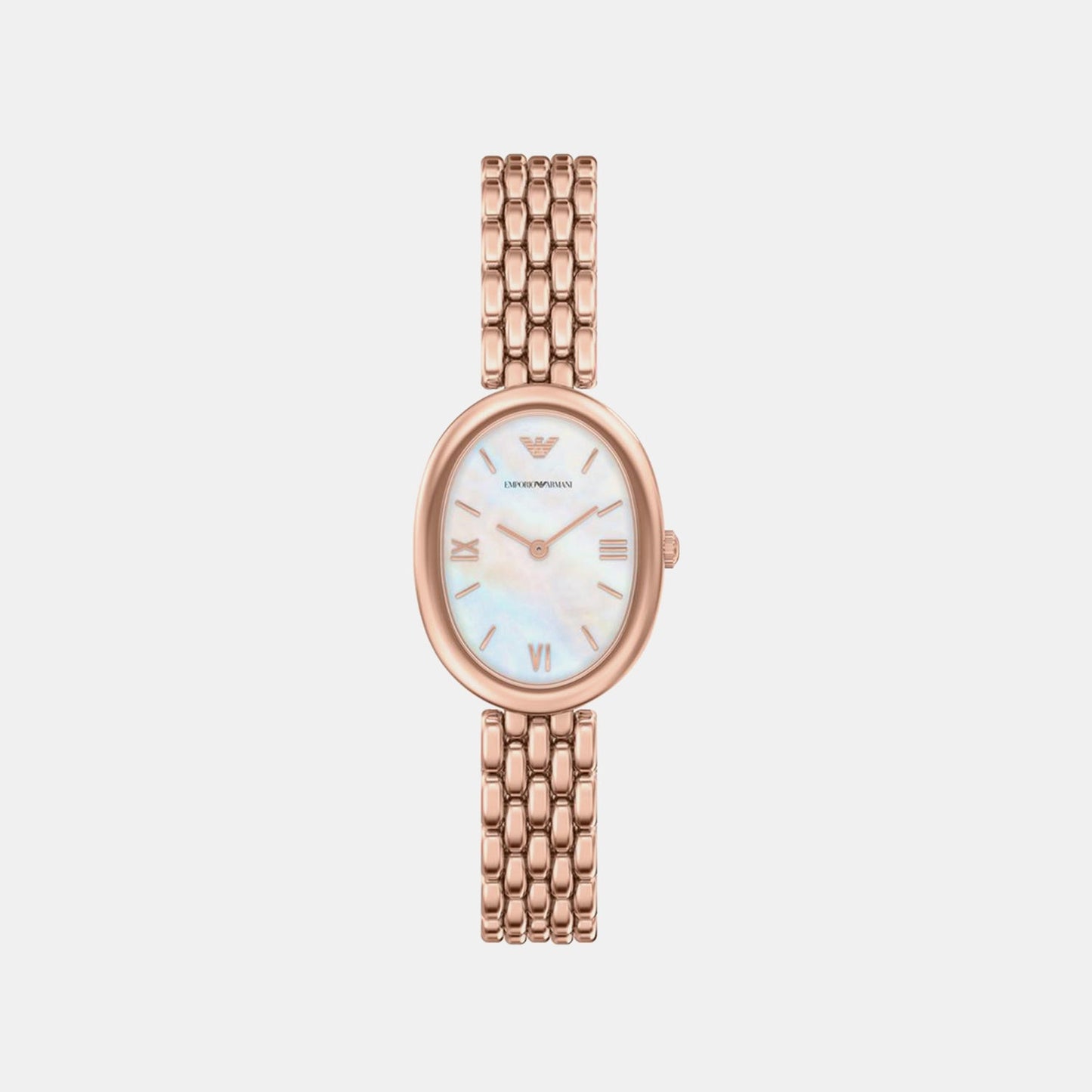 Women Quartz Pink Dial Analog Stainless Steel Watch AR11775