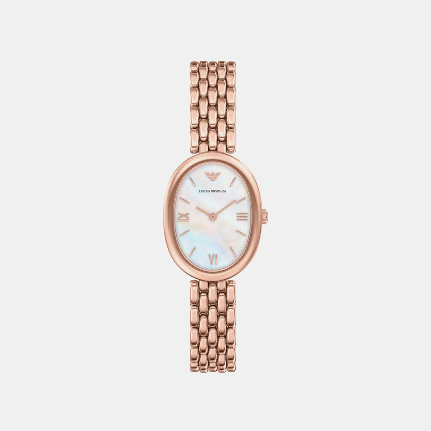 Women Quartz Pink Dial Analog Stainless Steel Watch AR11775