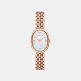 Women Quartz Pink Dial Analog Stainless Steel Watch AR11775