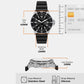 Men Solar Black Dial Analog Silicone Watch AR11788
