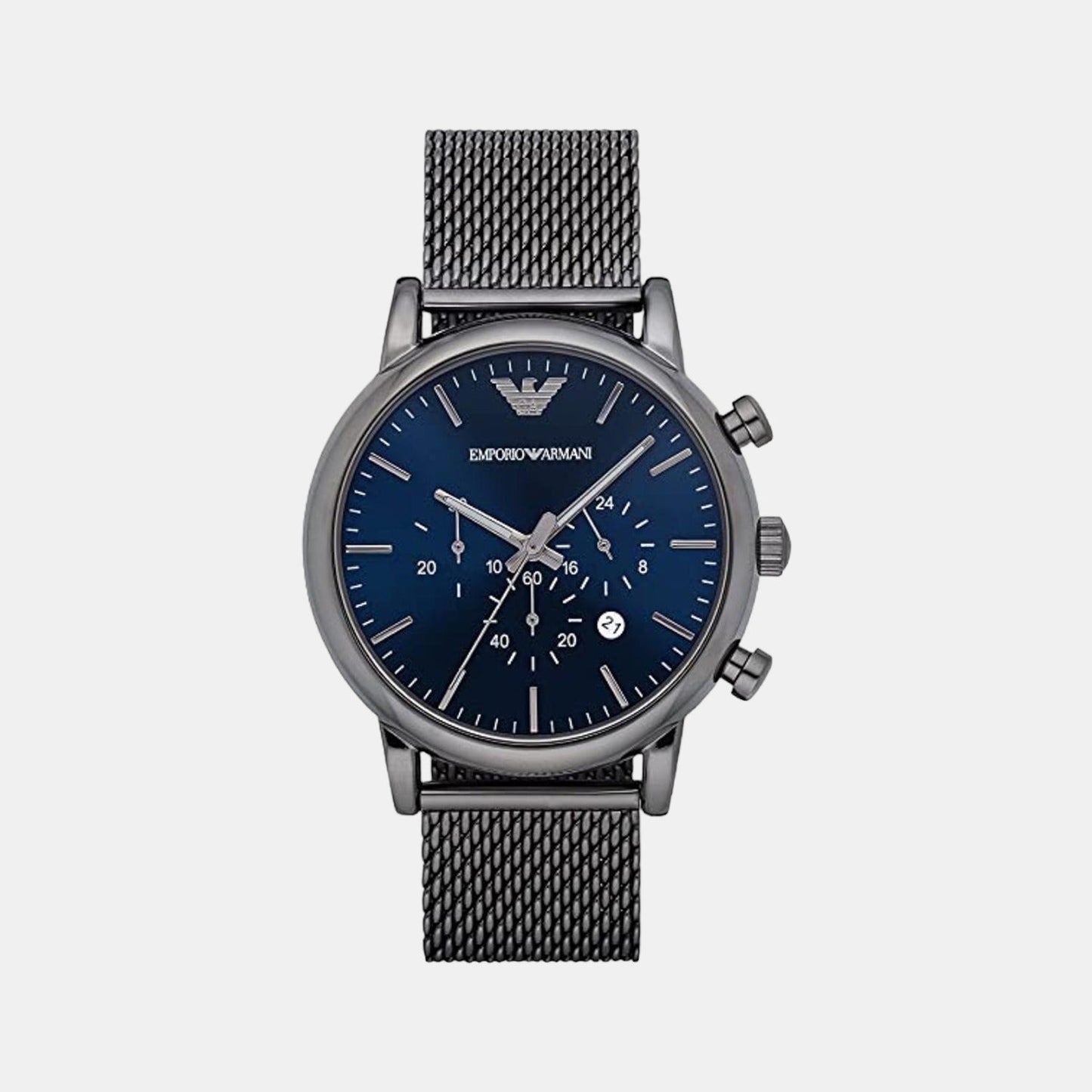 Luigi Men Quartz Blue Dial Chronograph Stainless Steel Watch AR1979