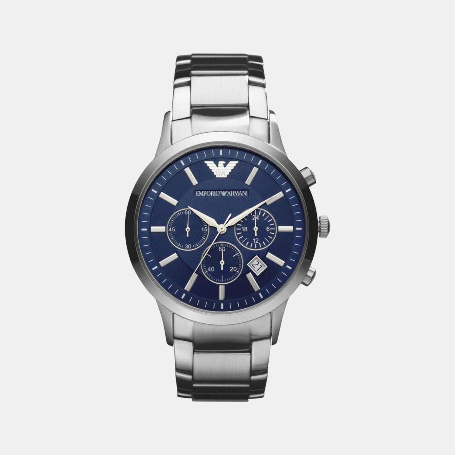 Renato Men Quartz Blue Dial Chronograph Stainless Steel Watch AR2448