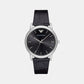 Luigi Men Quartz Black Dial Analog Leather Watch AR2500