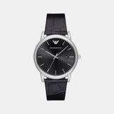 Luigi Men Quartz Black Dial Analog Leather Watch AR2500
