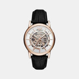 Luigi Men Automatic Silver Dial Analog Leather Watch AR60007