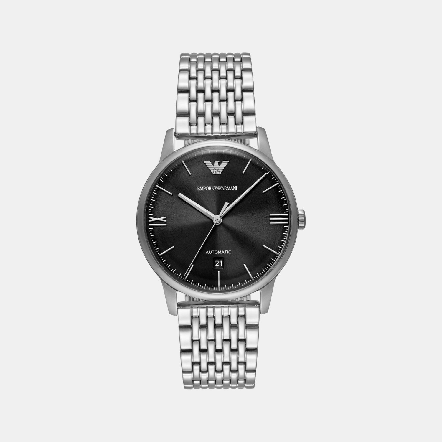 Gianni T-B Men Automatic Black Dial Analog Stainless Steel Watch AR60081