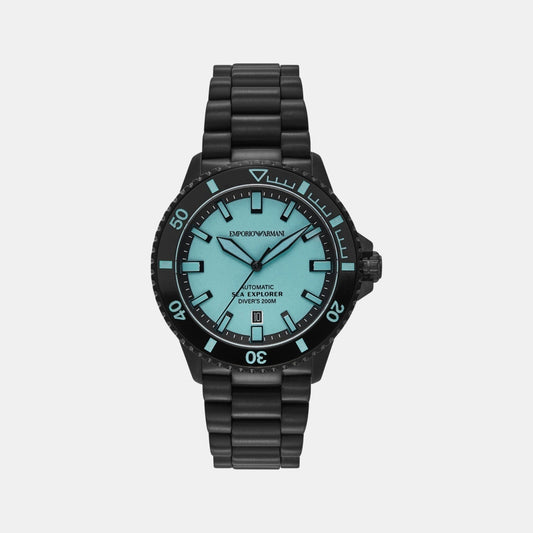 Sea Explorer Men Mechanical Blue Dial Analog Stainless Steel Watch AR60084