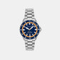 Sea Explorer Men Automatic Blue Dial Analog Stainless Steel Watch AR60090