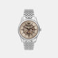 Men Automatic Beige Dial Analog Stainless Steel Watch AR60095