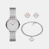 Women Quartz Black Dial Analog Stainless Steel Watch AR80023