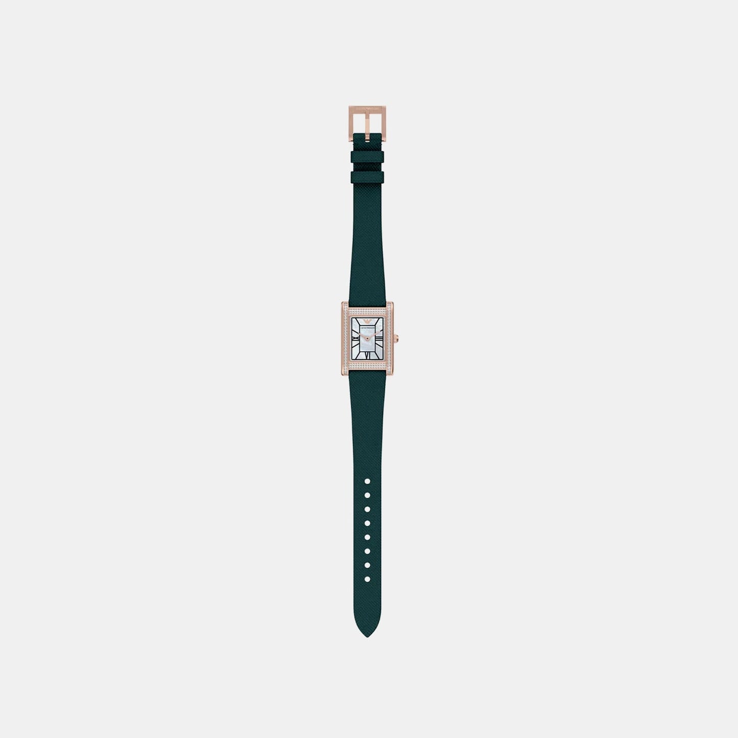 Women Quartz Mother Of Pearl Dial Analog Leather Watch AR80085SET