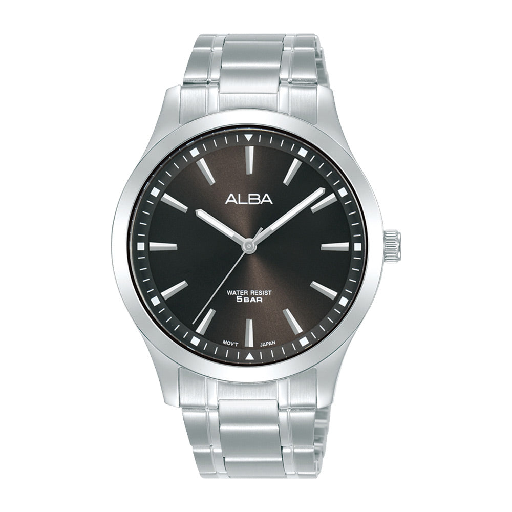 Alba ARX013X1 Grey Brown Dial Watch