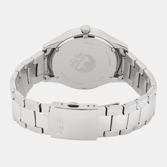 Prestige Men Quartz Black Dial Analog Stainless Steel Watch AS9R19X1