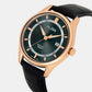 Men Quartz Black Dial Analog Leather Watch AS9R22X1