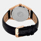 Men Quartz Black Dial Analog Leather Watch AS9R22X1