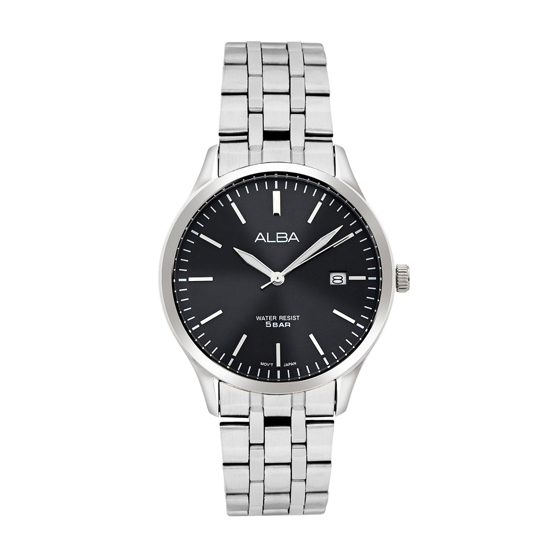 AS9S15X1 Black Dial Watch