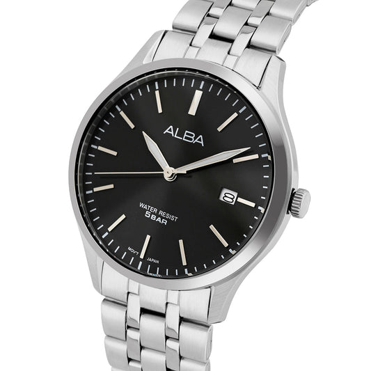 AS9S15X1 Black Dial Watch