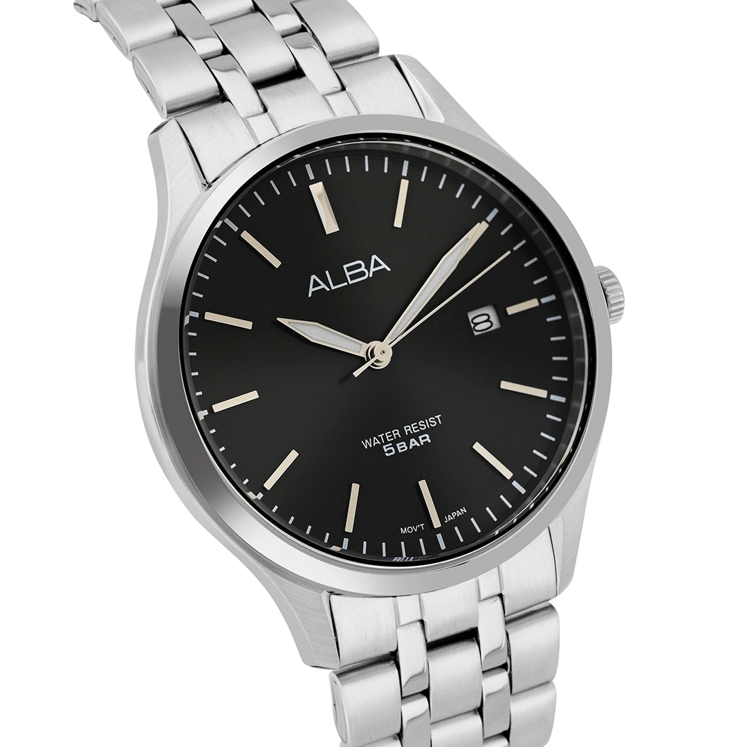 AS9S15X1 Black Dial Watch