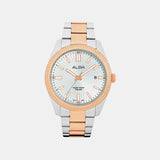Men Quartz Silver Dial Analog Stainless Steel Watch AS9S62X1