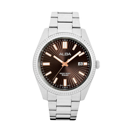 AS9S65X1 Brown Textured Dial Watch