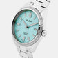 Unisex Quartz Blue Dial Analog Stainless Steel Watch AS9S71X1
