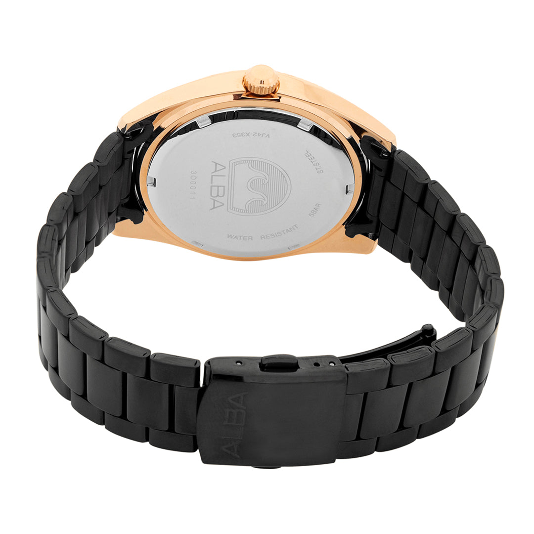 AS9T56X1 Black Textured Dial Watch