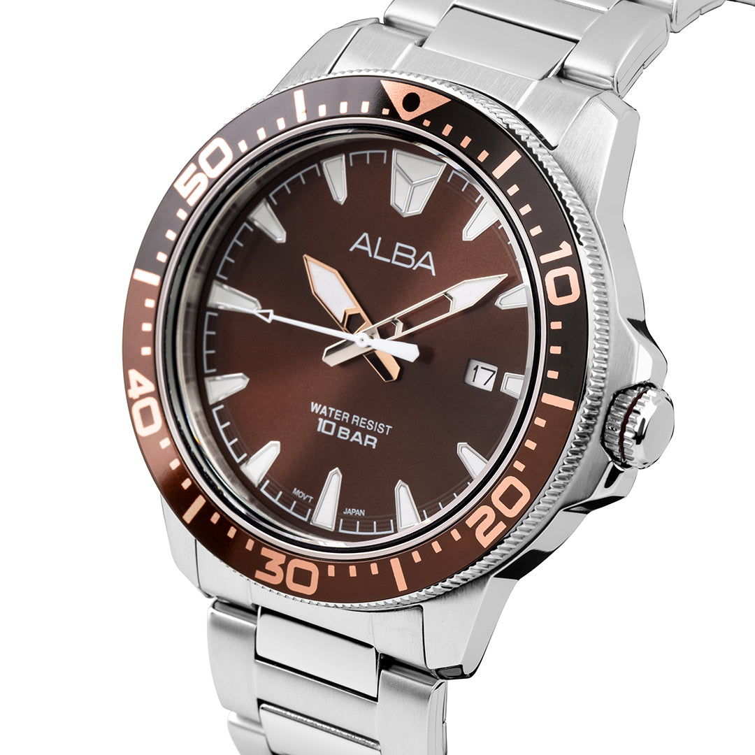 AS9T91X1 Hickory Brown Dial Quartz Watch