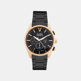 Signa Men Quartz Black Dial Chronograph Stainless Steel Watch AT3H80X1