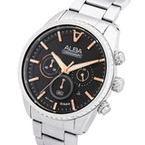 AT3H81X1 Jet Black Dial Chronograph Watch