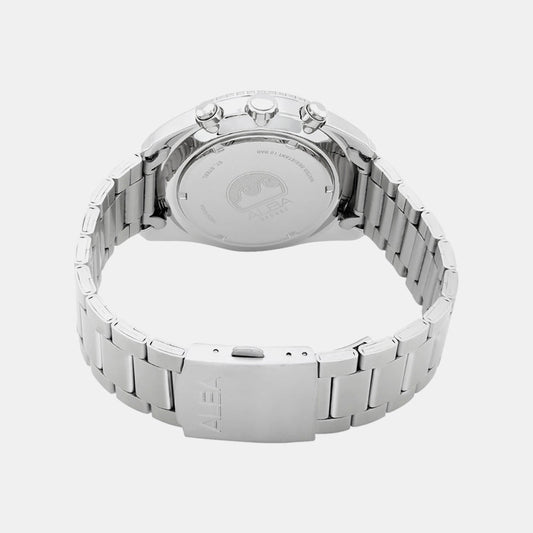 Signa Men Quartz Maroon Dial Analog Stainless Steel Watch AT3J11X1