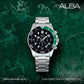 Men Quartz Black Dial Multi-function Stainless Steel Watch AT3J39X1