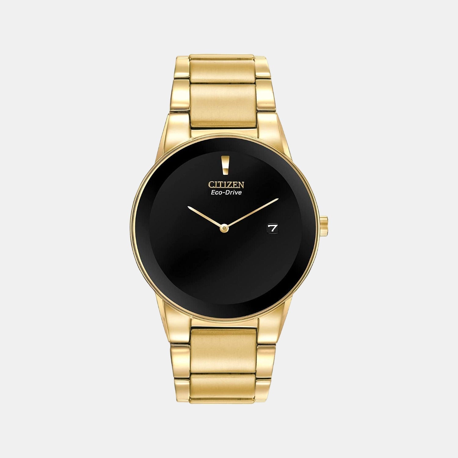 Axiom Men Quartz Black Dial Analog Stainless Steel Watch AU1062-56E