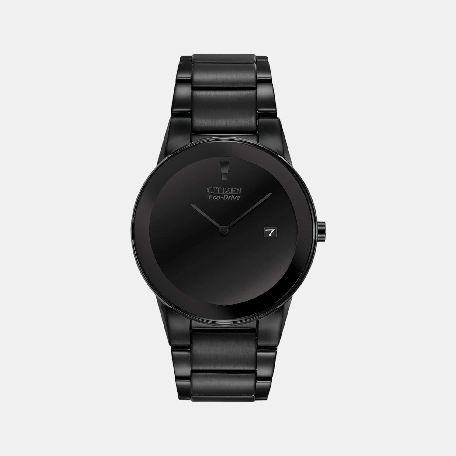 Axiom Men Quartz Black Dial Analog Stainless Steel Watch AU1065-58E