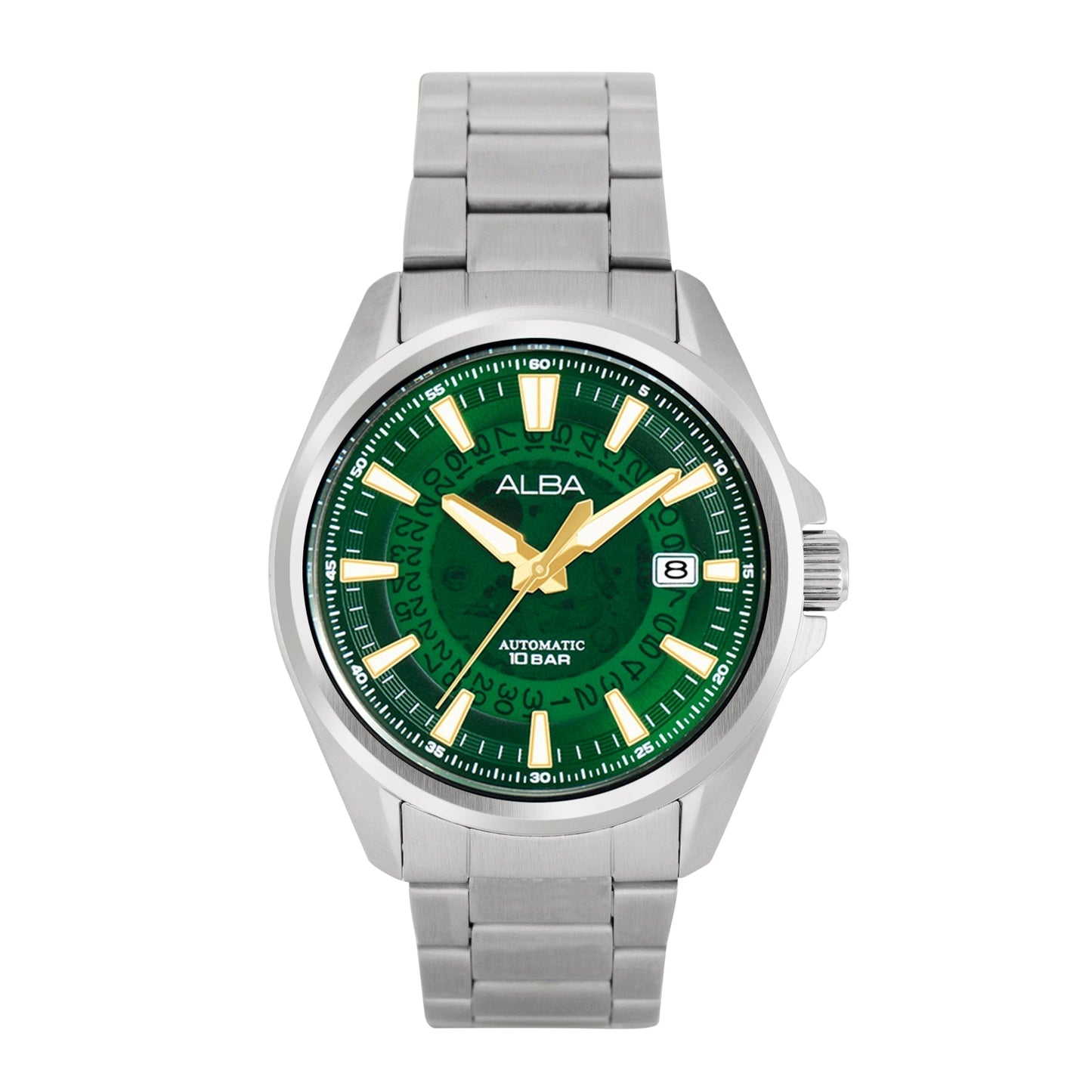 AU4027X1 Green Skeleton Dial Watch