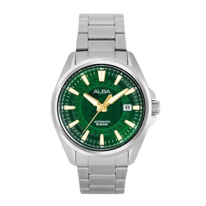 AU4027X1 Green Skeleton Dial Watch