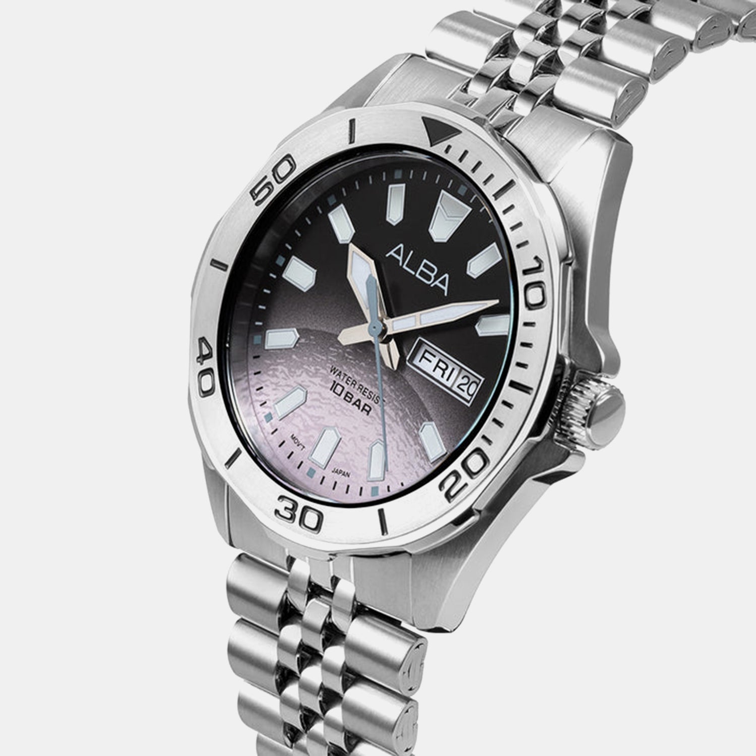 Men Quartz Black Dial Analog Stainless Steel Watch AV3577X1