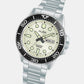 Men Quartz Champagne Dial Analog Stainless Steel Watch AV3601X1