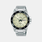 Men Quartz Champagne Dial Analog Stainless Steel Watch AV3601X1