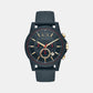 Outerbanks Men Quartz Blue Dial Chronograph Silicone Watch AX1335