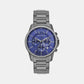 Na Men Quartz Blue Dial Chronograph Stainless Steel Watch AX1731