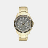 Men Quartz Grey Dial Chronograph Stainless Steel Watch AX1970