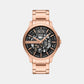 Na Men Automatic Black Dial Analog Stainless Steel Watch AX2456