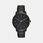Cayde Men Quartz Black Dial Analog Stainless Steel Watch AX2701