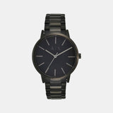 Cayde Men Quartz Black Dial Analog Stainless Steel Watch AX2701