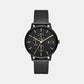 Cayde Men Quartz Black Dial Chronograph Mesh Watch AX2716
