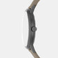 Men Quartz Grey Dial Analog Leather Watch AX2766