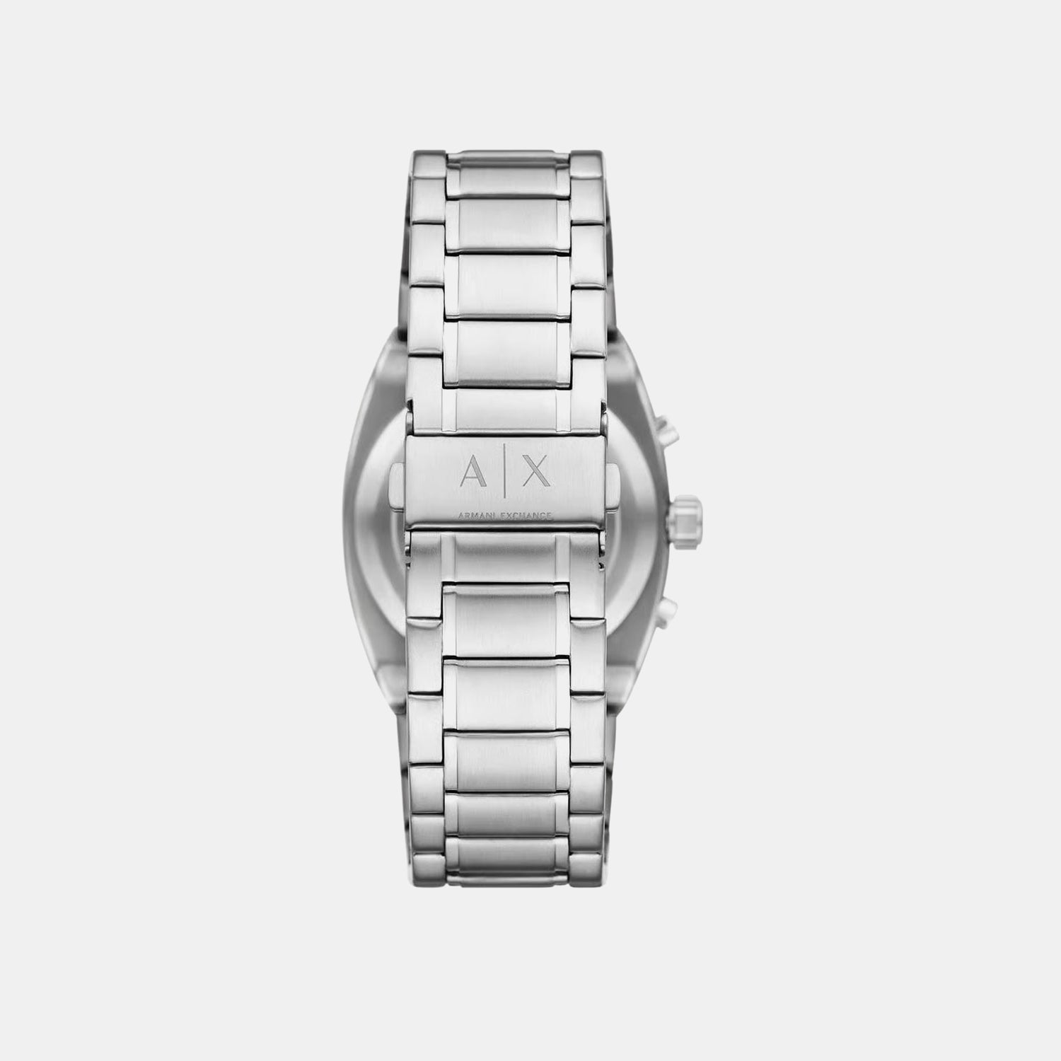Men Quartz Grey Dial Analog Stainless Steel Watch AX2820